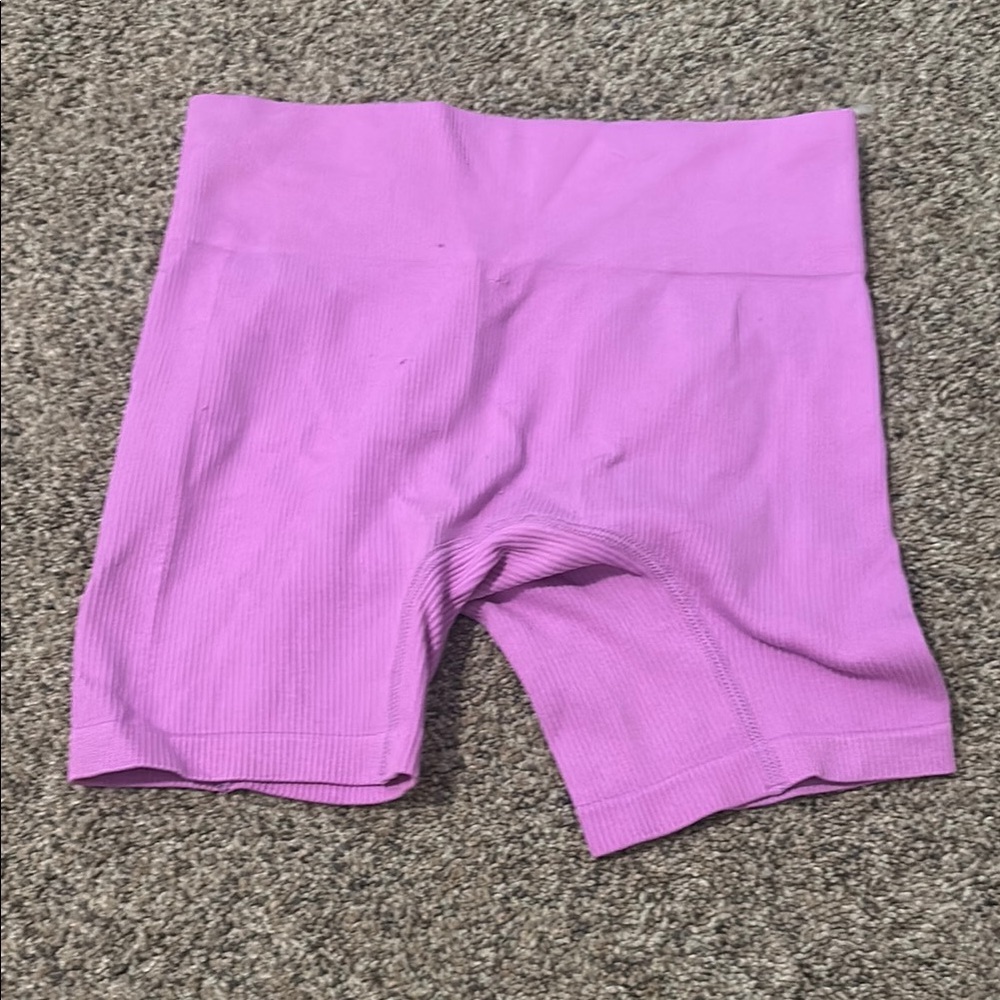 Wild Fable Purple Bike Shorts High-Rise Seamless